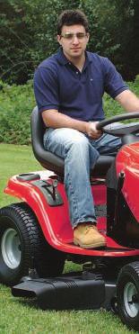 Lawn tractors and garden tractors both accept attachments; only garden tractors will accept ground-engaging attachments (i.e. tiller, plow, cultivator and wheeled tow-behind accessories.