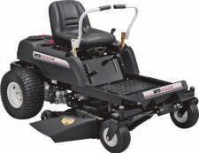 featuring engines 23 HP Zero Turn Mower 725cc Briggs & Stratton Intek engine. Twin cylinder, dual Hydrogear EZT transmission with spin-off oil filter. Zero turning radius. Electric power take off.