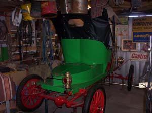 I bought a Model T engine which I stripped & rebuilt. The bonnet & side bonnet doors are made from aluminum.