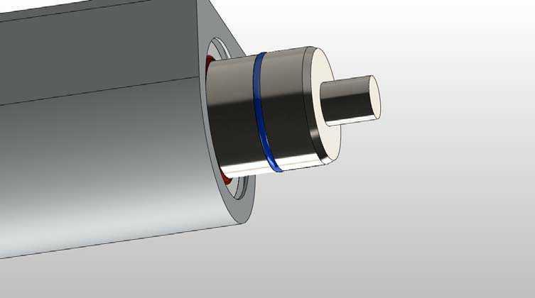 3-4: Push the carriage to the end of the cylinder if it is not already there. Measure from the end face of the carriage to the weld line where the end cap of the cylinder is welded on.