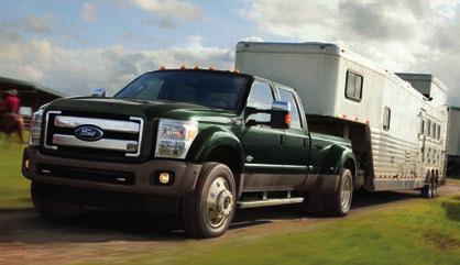 KING RANCH F-450 KING RANCH Crew Cab 4x4. Green Gem/Caribou two-tone. Chrome Package. Available equipment. KING RANCH Crew Cab 4x4. Antiqued Mesa Brown leather trim. Black interior.