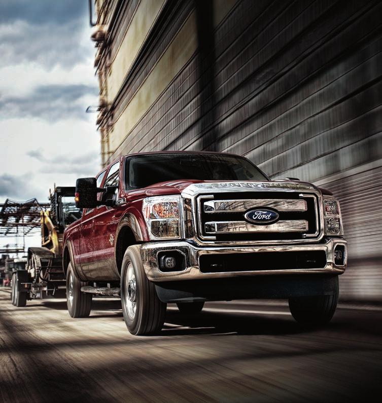 6.7L Power Stroke V8 Turbo Diesel 6,840 lbs. Max. payload capacity 3,200 lbs. Max. towing capability 860 LB.-FT. 440 HP,000 2,500 4,000 Engine speed (rpm) DO MORE WITH THE DIESEL LEADER.