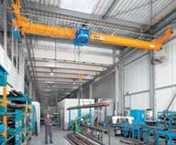 ABUS travelling cranes ABUS travelling cranes, designed for handling loads up to 120 tonnes*, are the ideal solution for heavy lifting and wide spans.