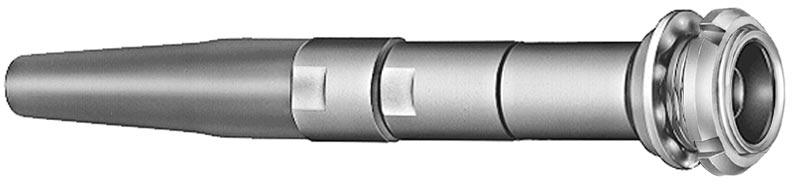 00 Fixed socket, nut fixing, key (G) or key (B), with bend relief PEG.00 Fixed socket, nut fixing, key (G) or key (B), with bend relief (back panel mounting) ~53.5 M7 x 0.5 S 9 ~53.