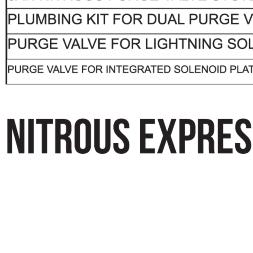 018) 17019 Nitrous ExprEss FuEl / Nitrous JEt (.