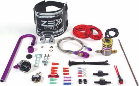 #82064 Add-A-Stage Nitrous Kit Easy-to-install kit adds a second stage of nitrous to any manufactur er s single stage EFI nitrous system Faster than single