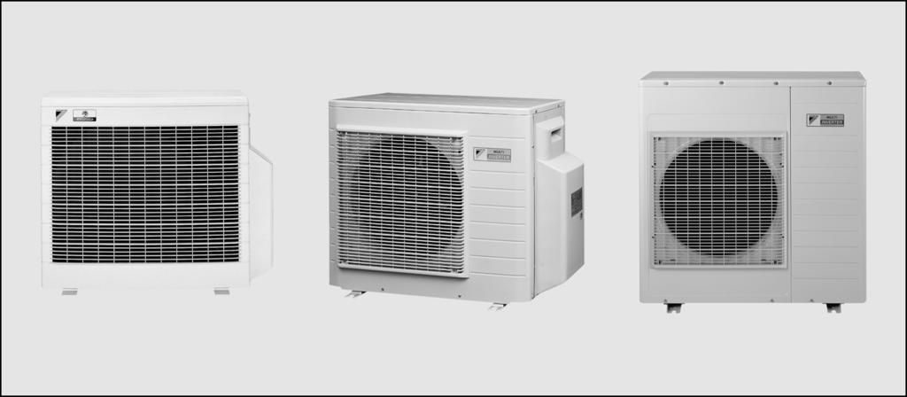 Multi Application R-40A MXS40,52,68,80B Features Outdoor units for Multi application + With Multi B-outdoor units, it is possible to connect up to 4 indoor units of different capacities to a single