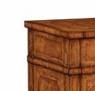 494646 OCT 12 Empire style walnut three drawer chest