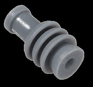 The material hardness is typically specified as 40-50 A (ShA) durometer.