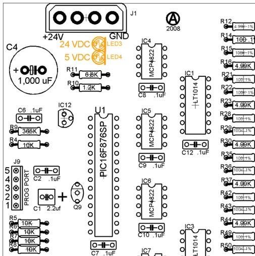 Section 3 Hardware Architecture Analog Output Boards The Analog Output board convert signals form the Vission 20/20 program into a current