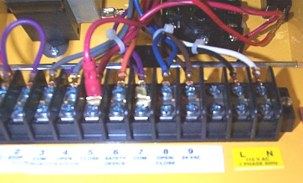 5 There is (2) blue wire on T-Strip #8, one going to the