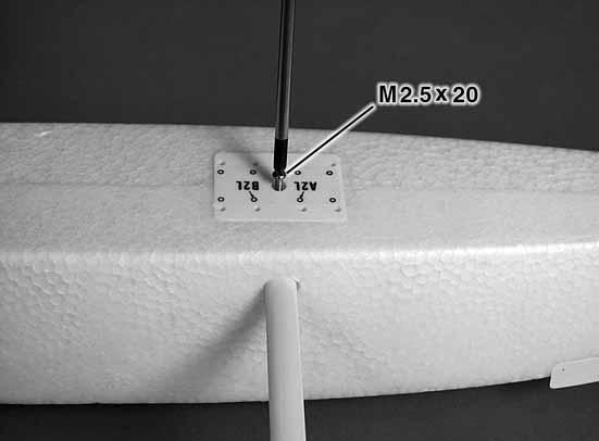 5x20 machine-thread screws. 2.