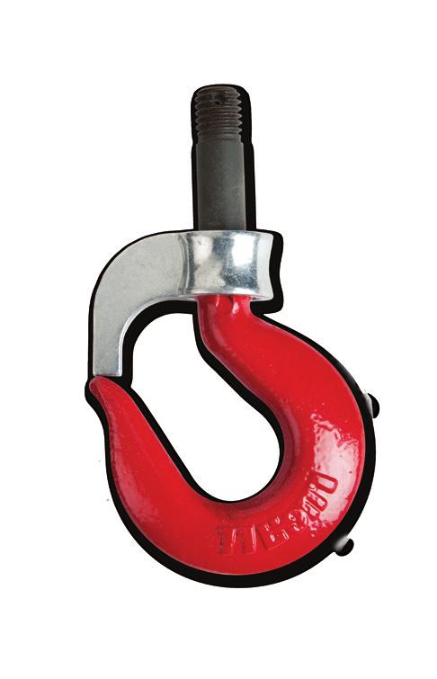 The safety latching hook is the standard (default) hook for LUG-ALL cable hoists.. U = Gate Hook.