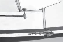 Adjust the cables so when the rudder servo is centered, the rudder is centered as well.