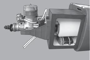 The pushrod housing should protrude 1/4" out past the front of the firewall.