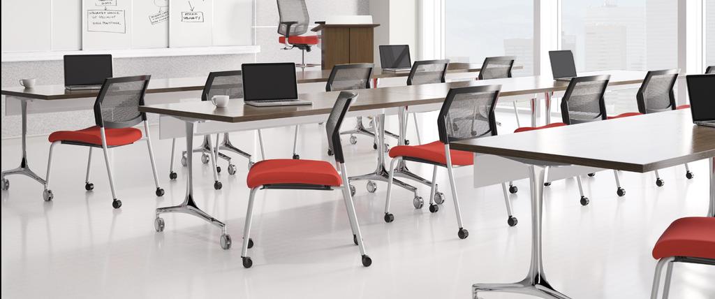 FOCUS SIDE A versatile, high-performance guest seating option, the Focus Side chair combines the elegant design and remarkable comfort of the Focus Task chair with the convenience of a multipurpose
