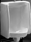 Z5750 Washout Urinal Weight (Lbs.) List Price White Z5750 With 3/4" Top Spud Vitreous china, low 65 $299.00 consumption, wall hung urinal with hanger.