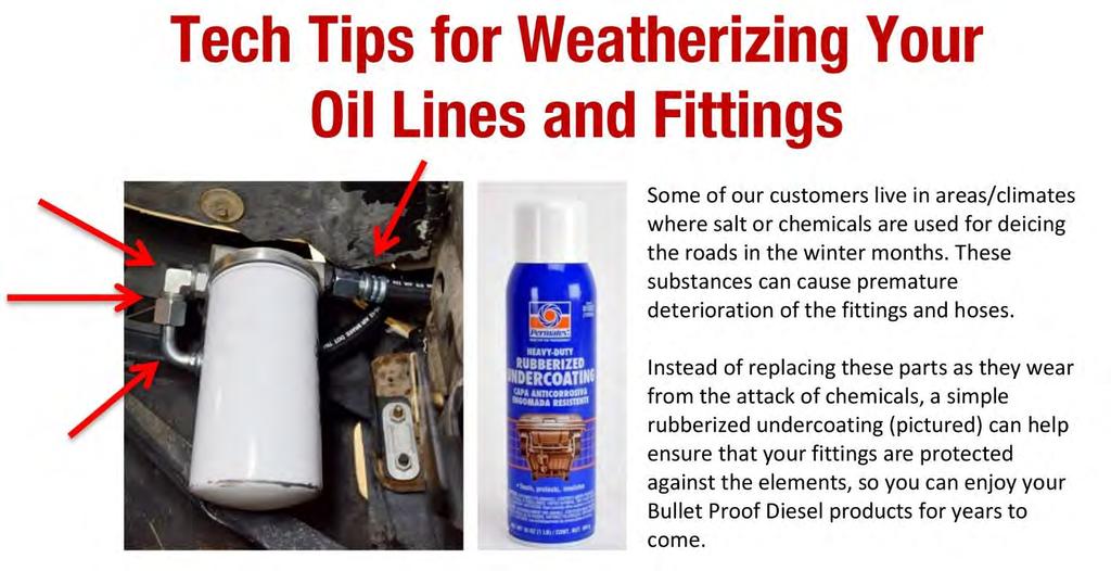 5. To make installation of the #2 hose easier, make sure the oil filter assembly is