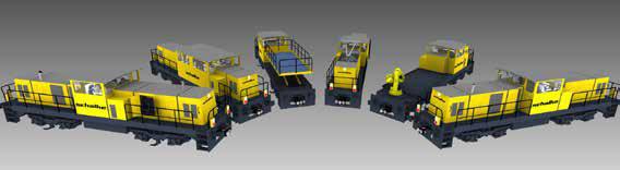 Developed for the operators and service companies of underground and urban rail services, this traction vehicle is very useful for duties such as constructing or maintaining infrastructure.