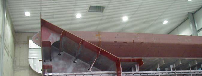 preparation on a side tank block prior to