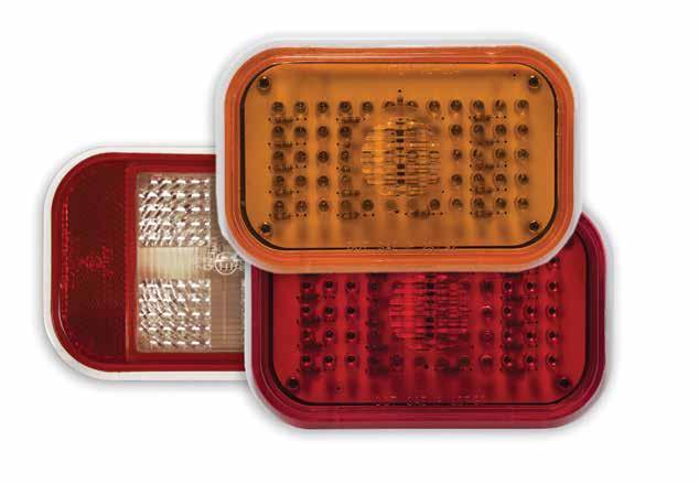 LIGHTS Universal 4.813" E E. SUPER 21 LIGHTS LED with 8 Diodes and 08042 plug. (Each) F. Amber 08014 Red 08001 08014C 08001C See Page 371 for Grommets.