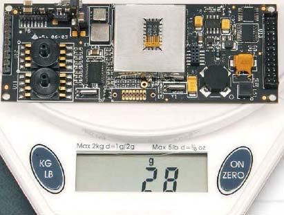 (includes the GPS receiver) with an extremely low power requirement of 1 Watt.