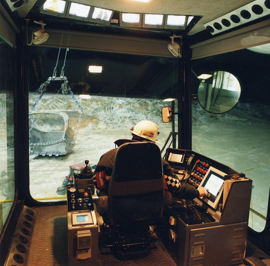 Dragline AC Drive System Operator Cab Cab Ergonomic design for - optimized operator - performance throughout work shift