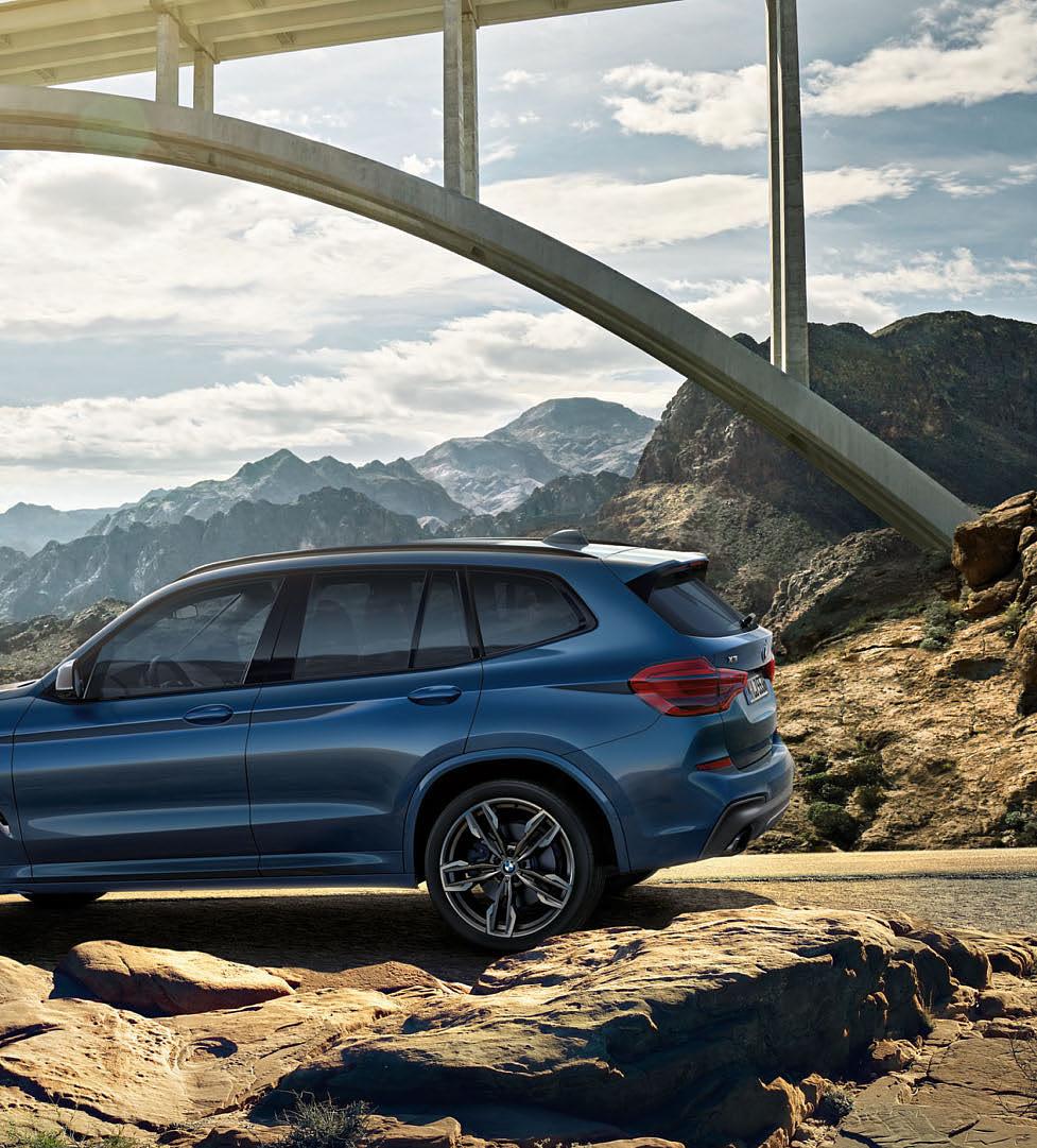 KEEPING ASSISTANT * AND ACTIVE CRUISE CONTROL * ENSURE DRIVING ENJOYMENT AT ITS BEST IN THE NEW BMW X3.