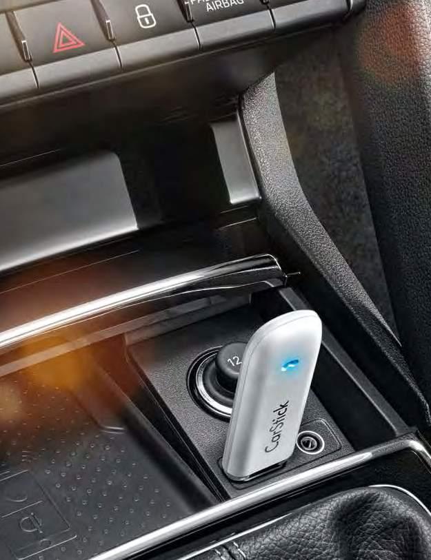 Connecting cable USB Micro (5JA 051 446J) Mini (5JA 051 446H) Apple (5E0 051 510E) CARSTICK This ingenious device turns your car into a Wi-Fi hotspot in seconds, enabling you to take full advantage