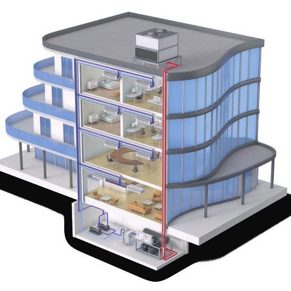 Air conitioning Comfort cooling Apartments an office builings, hotels, universities an