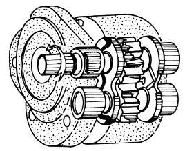 "PPT Hidraulika", Trstenik, uses the configuration with sealing, which restrict the compensation surface housed in the bearing bushing. Fig. 2.