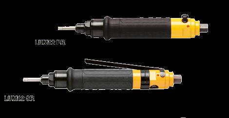 Shut off Straight Models Straight screwdrivers should be used with a torque arm for best ergonomics.