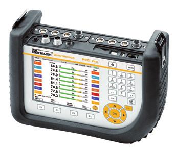 four analogue sensors can be connected at the same time d Hydraulic Tester PPC-Pad max.
