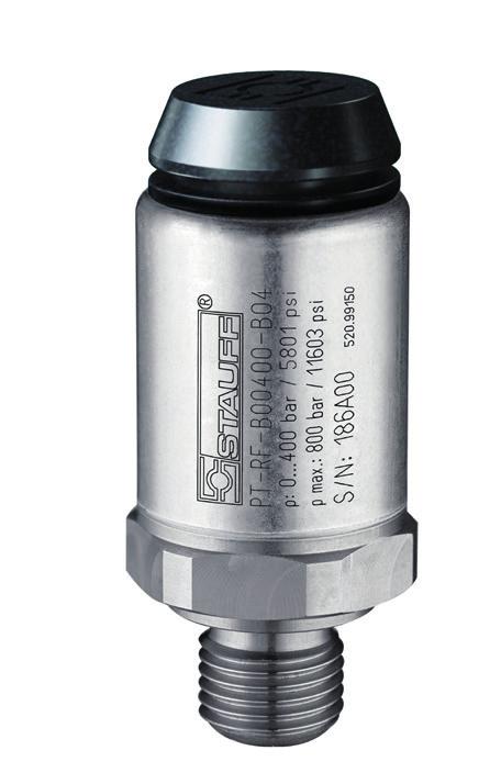 Hydraulic Testers Pressure Transmitter Type PT-RF Ø24 (.94) 12 (.47) 8,7 (.34) SW24 (Hex.94) 47 (1.85) G1/4 Ø18,9 (.