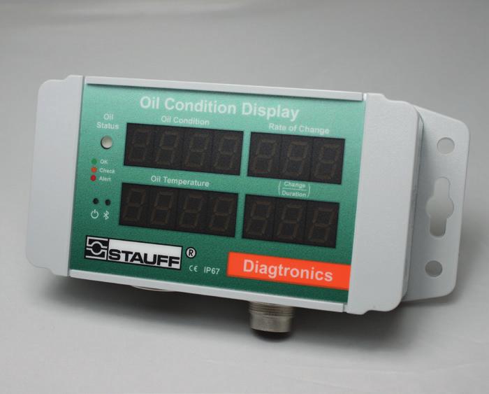 OK Check Alert Change Duration Oil Analysis Equipment 150 5.91 135 5.31 42 1.65 Oil Condition Display Type Display-OCS-I OIL STATUS OIL QUALITY RATE OF CHANGE 64 2.52 40 1.