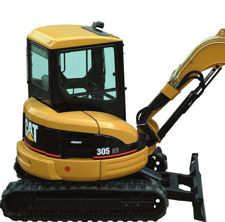 305 CR Mini Hydraulic Excavator Designed and built by Caterpillar to deliver exceptional performance, versatility and productivity.