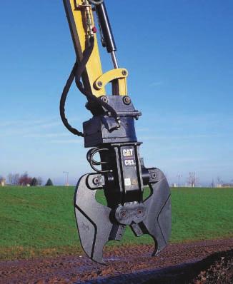 5 Work Tools The 305 CR Mini Hydraulic Excavator utilizes work tools which have been designed to extend the versatility of the