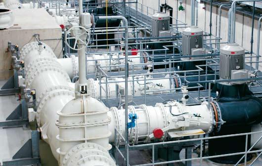 Open to any application Pumping Stations ABB provides engineered packages and turnkey projects, including electrical and mechanical scope (pumps, hydromechanical components).