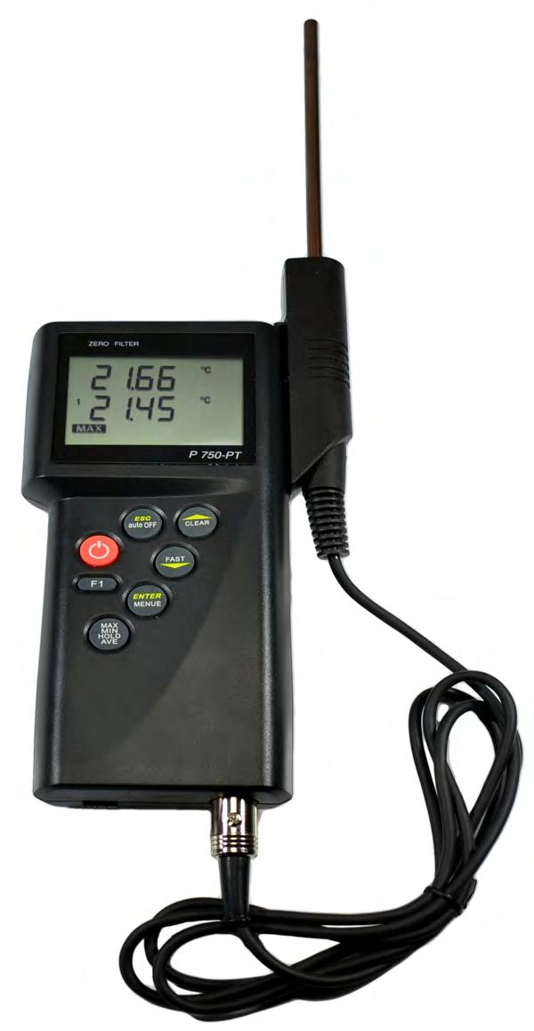 DIGITAL THERMOMETERS PRECISION - Single/Dual Probe Pt100 Thermometers The ACCD650P and ACCD655P Handheld Pt100 Thermometers are High Precision, Metrology Grade, NIST Compliant Instruments.