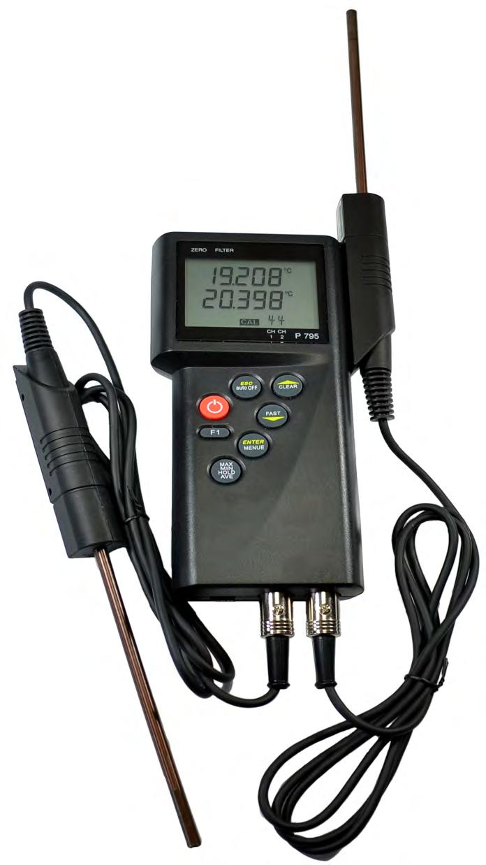 PRECISION - Dual Channel Smartprobe Thermometer Temperature measuring instrument which meets the highest demands.