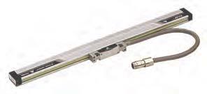 DRO LINEAR SCALE AT112 - High Series 539 - Super Slim Extra-slim construction Glass scale - Zero not coded Expansion factor (8 ± 1)x 10-6 /K -1 An armoured inox signal cable is used to connect the