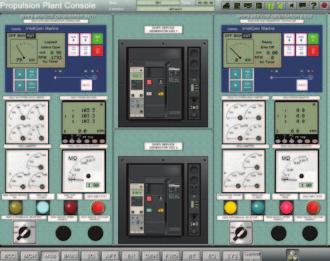 Steering Control Panel Control from bridge by VDU Fire Alarm Station Control from Machinery