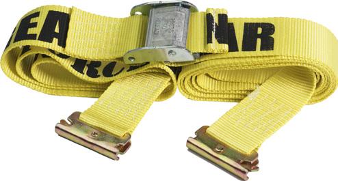 SLEEVED AXLE STRAPS Tie-back uses twisted