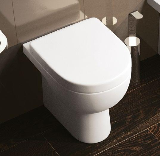 QK117 Back to wall wc with S/P trap Niagara monoblock cistern (TR39) Line TWO - HOOP - NOKÈ - FOLD Drainage connector for floor trap (LK/CON) Floor fixing