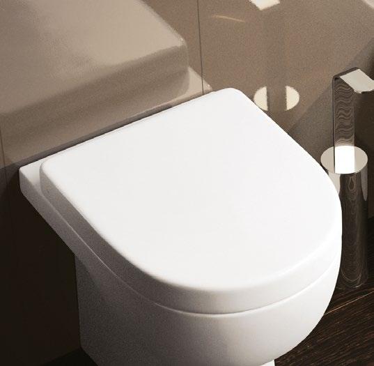 QKCW03 Soft-closing thermosetting wrapping seat&cover with quick-release hinges Wc Quick (QK117) Wall hung wc Quick (QK1) Wall hung wc App / MiniApp (AP1 - AP119) Wall hung wc
