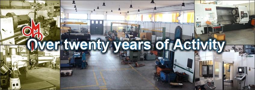 O.M.P. sas mechanical company with over 25 years of experience in precision machining for hydraulic breakers production.