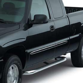 Constructed with these attractive, fully integrated Sierra with this bodyside molding package design of these fender