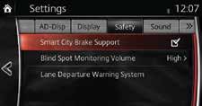 Smart City Brake Support SMART CITY BRAKE SUPPORT (SCBS) SYSTEM (if equipped) Between speeds of 2 to 18 mph, the Smart City Brake Support attempts to minimize damage if a collision is unavoidable.