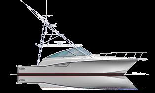 Fish boxes, a tackle center, and bait well in the transom are all