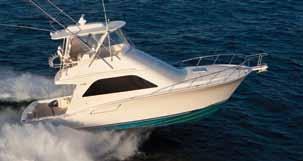 ARRANGEMENTS 40Flybridge SPECIFICATIONS Length Overall (w/ pulpit) 42 10 Hull length 40 2 Beam 15 9 Draft 3 5 Transom Deadrise 16.